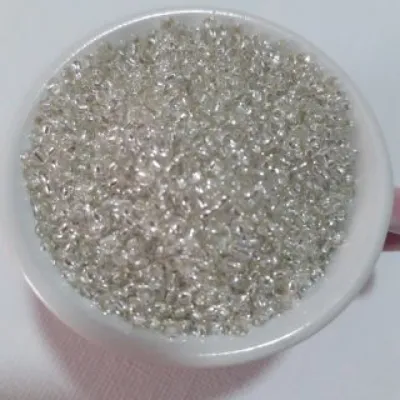 Cườm Tròn Màu Trắng dùng đính hạt cườm trang trí phụ liệu may mặc pha phối váy áo làm đồ handmade phụ liệu may mặc