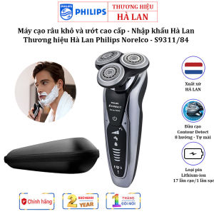 Máy cạo râu Thương hiệu Philips Norelco S9311/84 khô và ướt cao cấp Tích hợp hệ thống SmartClean - BẢO HÀNH 2 NĂM HÀNG NHẬP KHẨU