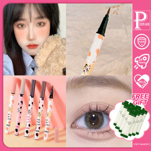 PERWARM Brown Lying Silkworm Eyeliner Pen Waterproof Big Eyes Makeup Liquid Eye Shadow Pencil Smooth Quick-drying Cosmetics Beauty Tools(M1C)