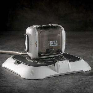 Mecha Invasion TWS Bluetooth 5.3 Headset INVA-Q Space Capsule In-Ear Wireless ENC Noise Cancellation Earphone Cyberpunk FUTURE-MECHA Headphones With Wireless Charging Base