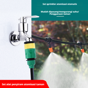 Garden Patio Mist Cooling Nozzle Set for All Seasons  Ideal for Garden Lovers and Adults  Provides Cooling and Moisturizing Mist Effect