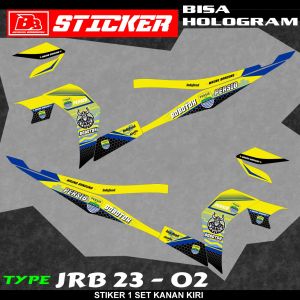 STIKER STRIPING JUPITER Z 115 ROBOT STICKER PREMIUM BISA HOLOGRAM JRB 23
