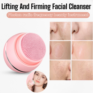Electric Face Cleansing Brush Silicone Deep Cleaning Pore Remove Blackhead Grease Facial Cleansing Device