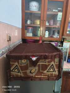 Sarung Taplak kulkas jumbo bahan jok (buat kursi) Terlaris bisa COD