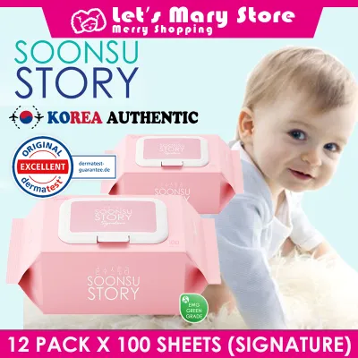 * Korea Wet Wipe SoonSu Story Sky * Korea No.1 Wet Wipe / wet wipes / baby wipes / Safe for baby / High quality