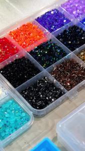 SnowSky 36000 Pcs Resin Jelly Rhinestones Kit30 Colors 3mm Flatback Rhinestones with Jewelry Glue & Multiple ToolsAll-in-One Bedazzling Kit for DIY ArtsCrafts Gifts Nail Art