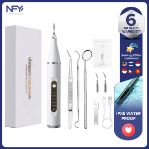 NFY 2023 NEW Ultrasonic Tooth Cleaner Household Lamp Tooth Cleaner Portable Oral Care Whitening Tooth Cleaner