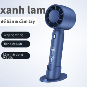 RUNVEX Quạt điện mi ni cầm tay quạt để bàn tích điện USB 100 Tốc Độ 2000mAh siêu mạnh Quạt Di Động Handheld Fan có màn hình kỹ thuật số LEDcho sử dụng đi học/ngoài trời/văn phòng