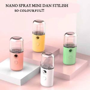 Mini Nano Spray Face Mist Botol Portable Spary Disinfektan Semprotan Multifungsi