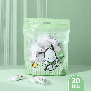 20Pcs Sanrio Hello Kitty Cute Disposable Face Towel Tissue Cinnamoroll Pochacco Compressed Towel Cleaning Cotton Absorbant Household Makeup