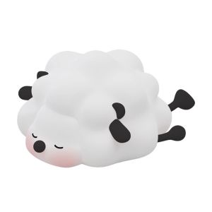 BEITE Touch Sensor Silicone Lamb Night Light Dimmable Three Level LED Sheep Night Lamp Bedroom Decor Soft Sheep Induction Bedlight Child Holiday Gift