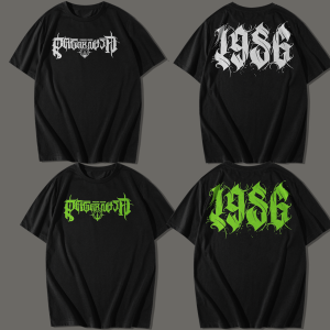 kaos pagar nusa 1986 glow in the drak