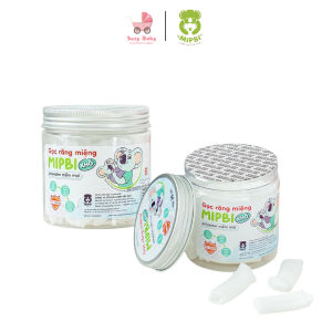 Rơ Lưỡi Cho Bé Gạc Rơ Lưỡi Mipbi Khô Hộp 30 Chiếc Cho Bé Siêu An Toàn Tiện Lợi