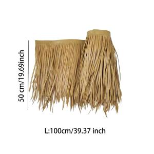 Fireproof Artificial Straw Roof Thatch Bar Hut Grass Stylish Waterproof Realistic for Outdoor Themed