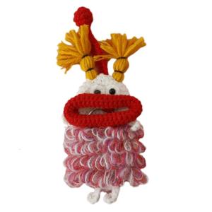 Car Key Case Creative Pull Out Key Sleeve Keychain Bags Hand Knitting Large Capacity Protective Key Holder Hook