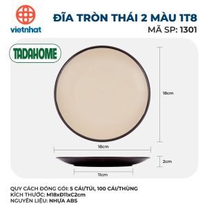 Đĩa Tròn thá¡ 6789 Inch VIỆT NHẬT 1300/01/02/03/04 Đĩa Nhựa Tròn Đựng Đồ Ăn Hoa Quả - TADAHOME