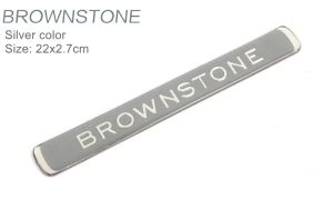 Brownstone emblem EXCLUSIVE logo Car sticker for TOYOTA Land Cruiser Tundra Corolla Lexus Black Edition S Executive White Limited Edition