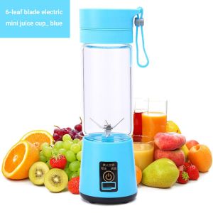 520ml Portable Juicer Blender Tumbler Portable Juicers Fruit Portable Electric Juicer USB Rechargeable Blender Vegetables Fruits Juicer