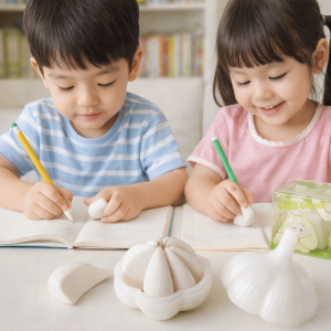 MAOMEI STUDIO Lovely Design Garlic Rubber Eraser Imitation Garlic Funny Shape Writing Drawing Erasers Wholesale Option Cute Set Student Stationery Office Use