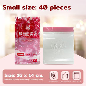 Transparent Zip Lock Food Bag Storage Zipper Bag Self Sealing Plastic Bag Bag Dry Frozen Bag 保鲜袋