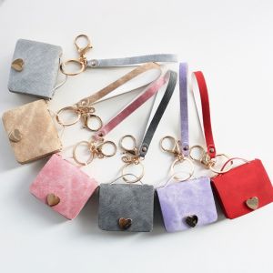 FANGAN Mini Key Storage Bag Ins Creative Headphone Case Phone Bag Ornament PU Leather Key Storage Pouch Womens Handba