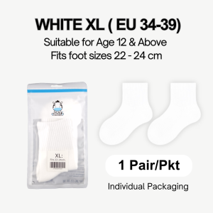 mixshop Student Socks Children Cotton socks White Socks Black Socks Bone-free socks