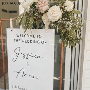 [LIXIAOJU] Party Banner Leather Lanyard Wedding Sign Hanging Strap Event Display Sign Hanging Belt