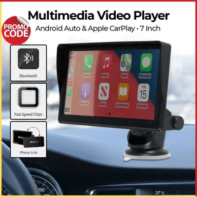 PROMO GRANDnavi Multimedia Video Player Wireless Carplay Android Auto 7 Inch - B600W / player mobil layer sentuh bluetooth yutube multifungsi terbaik murah serbaguna terbaru / layar tampa bongkar