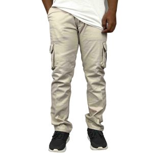 STAR COLECTION Celana Cargo Panjang Pria / Celana Gunung Pria STAR DENIM kanvas twill Katun Kream