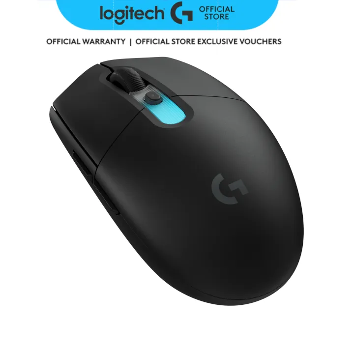 Logitech G304 X SUPERLIGHT Wireless Gaming Mouse, Lightweight 59 g Rechargeable PC Gaming Mouse, HERO 44K Sensor, LIGHTSYNC RGB, 6 Programmable Buttons,