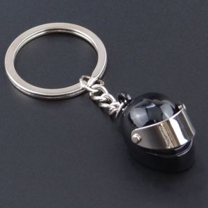 XIJIBAN Zinc Alloy Motorcycle Helmet Keychain Mini 3D Backpack Key Pendant Creative Simulation Car Key Ring Men Ornament Gift
