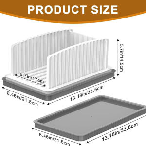 Commercial Heavy Duty Toast Slicer Detachable Bread Cutter With Bread Crumb Collection Tray For Bakery Shop