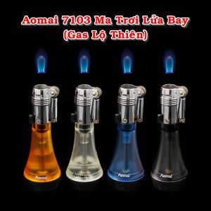 BẬT LỬA AOMAI 7103 MA TRƠI LỬA BAY (GAS LỘ THIÊN) - XÀI GAS