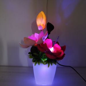 Hoa Mộc Lan Trang Trí - Mộc Lan 3 Nhánh Phát Sáng