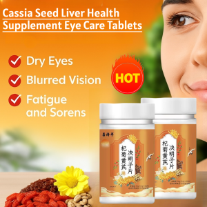 Cassia Seed Liver Health Supplement Eye Care Pills Natural Extract Supports Liver Function and Eye Comfort Herbal Eye Comfort Supplement Cassia Seed Liver Cleanse Tablets
