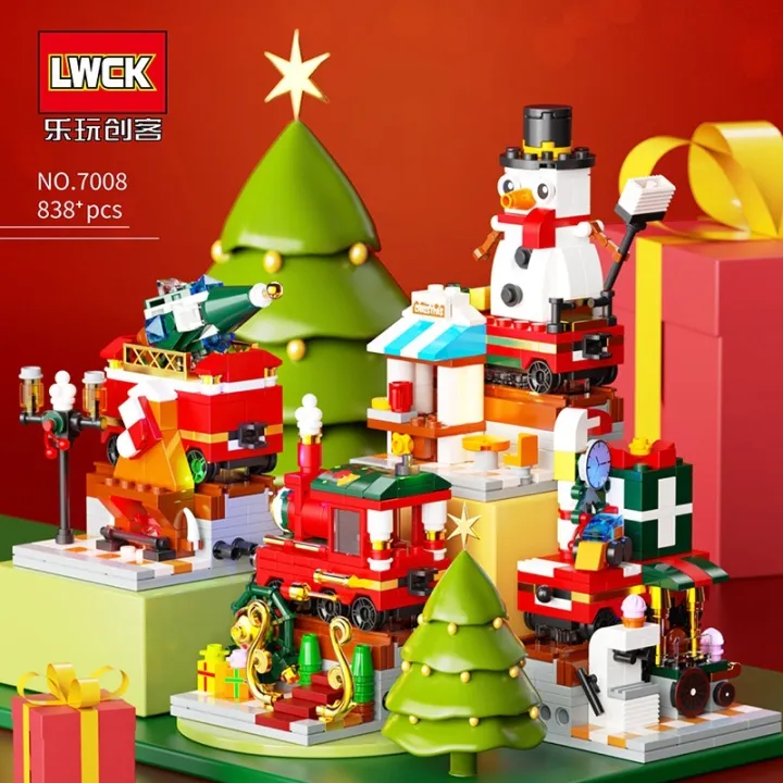 LWCK%207008%20Christmas%20Train%204-in-1%20set%20Festive%20Merry%20Street%20View%20Building%20Block%20%E5%9C%A3%E8%AF%9E%E8%8A%82%E5%BA%86%E7%A7%AF%E6%9C%A8%E5%A5%97%E8%A3%85%20Permainan%20eBuild%20-%20Image%203