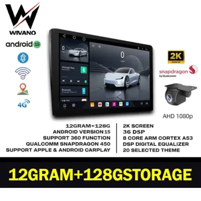 12+128GB Android Player Android 15 android car player 7/9/10 inch Car Multimedia MP5 Player car android myvi