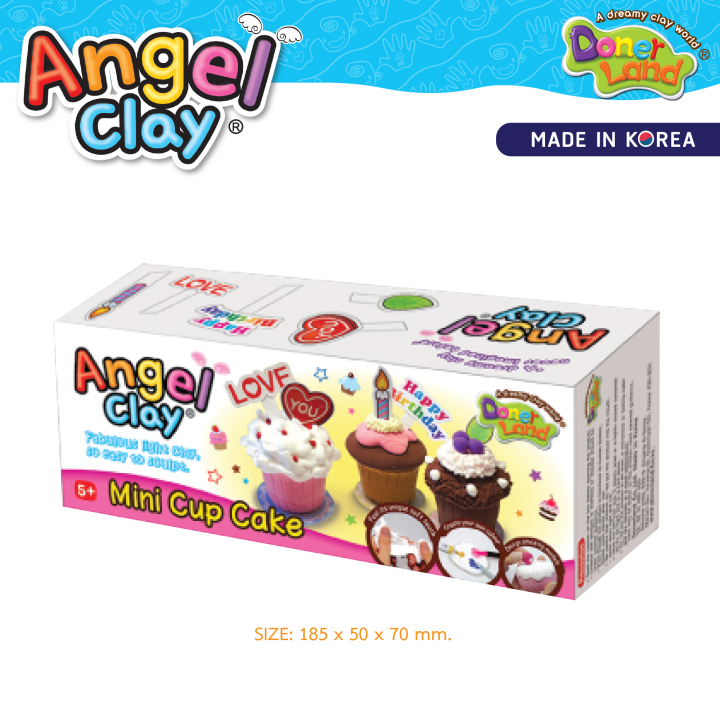 DONERLAND ชุด ANGEL CLAY 94G CUP CAKE | Lazada.co.th