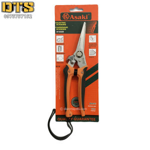 Kéo cắt cành lưỡi Inox nhọn vẹo Asaki AK-8635