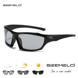 SEEMELO Men’s Driving Glasses Outdoor Cycling Polarized Glasses Anti Sand Glasses Ultra Light Glasses UV400 Night Vision Sunglasses Cycling Riding Running Glasses for Men Women