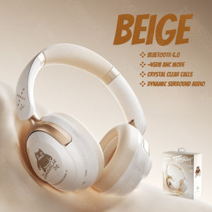 ZOMBIESCAT S10 Air Cushion Headsets Bluetooth 6.0 ANC Noise Cancelling Wireless/Wired Dual Mode with Mic for Gaming Over-Ear Headphones