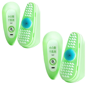 Push-type White Shoe Cleaner Stain Removal Whitening Eliminate Odors Sneaker Cleaner Brushing Tool