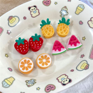 2 Cái / Lô Phụ Kiện Tóc Nữ Mini Sữa Trắng Kẹp Dễ Thương Hình Dưa Hấu Giả Hình Trái Cây Kẹp Tóc Cô Gái Đội Mũ 2026