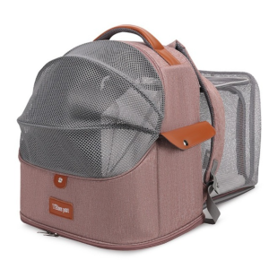 FORUM Expandable Pet Cat Backpack Portable Breathable Cat Carrier Bag Carrying Large Capacity Travel Transport Bag for Outdoor