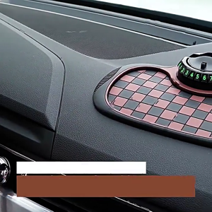 Multifunctional Car Dashboard Mat With Integrated Phone Parking Number Plate Stand Holder&Parking Number Display Nonslip