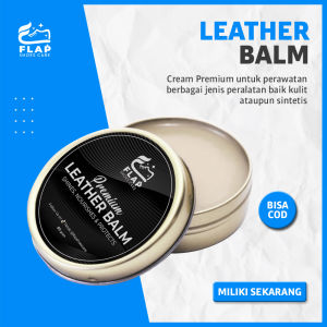 Semir Sepatu Kulit Netral Warna Putih Hitam dan Coklat Permanen / Leather Balm Balsam Sepatu / Shoe Polish by Flap Shoes Care
