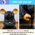 Mô Hình Tượng Gấu Bearbrick Decor Trang Trí Nhà Cửa Showroom - Màu Loang ver2 Nghệ Thuật - Size 80 cm. 