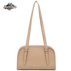 Leather Shoulder Bag for Women with Inner Pocket Underarm Bags Solid Color Top Handle Bag Casual Hobo Bags for Daily Use