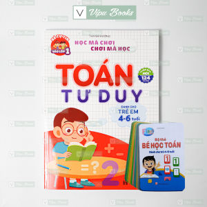 Sách - Toán Tư Duy Cho Bé Từ 4-6 Tuổi - Phiên Bản Mới