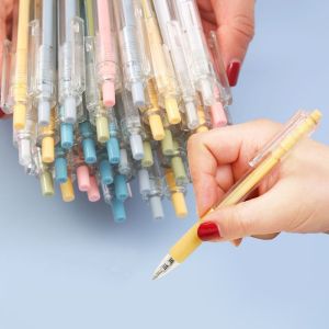 6PCS / SET PEN GEL MEKANIK PULPEN GEL MEKANIK LUCU / PULPEN AESTHETIC